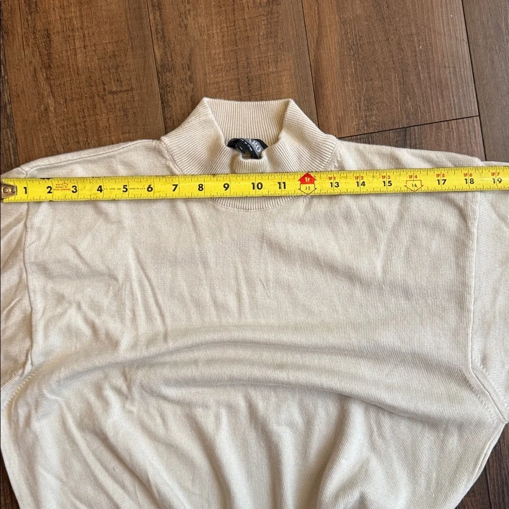 AMARO Beige Turtleneck Sweater